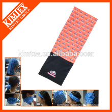 Microfiber grosso velo pescoço tubo poliéster cachecol bandana